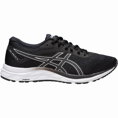 Asics Gel-Excite 6 - Miesten Juoksukengät - Mustat/Valkoinen